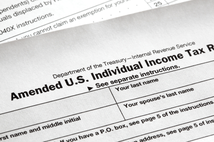 Amended Tax Return Amended Tax Return