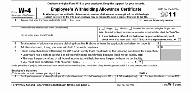 Tax Withholdings and Your W-4 | The TurboTax Blog